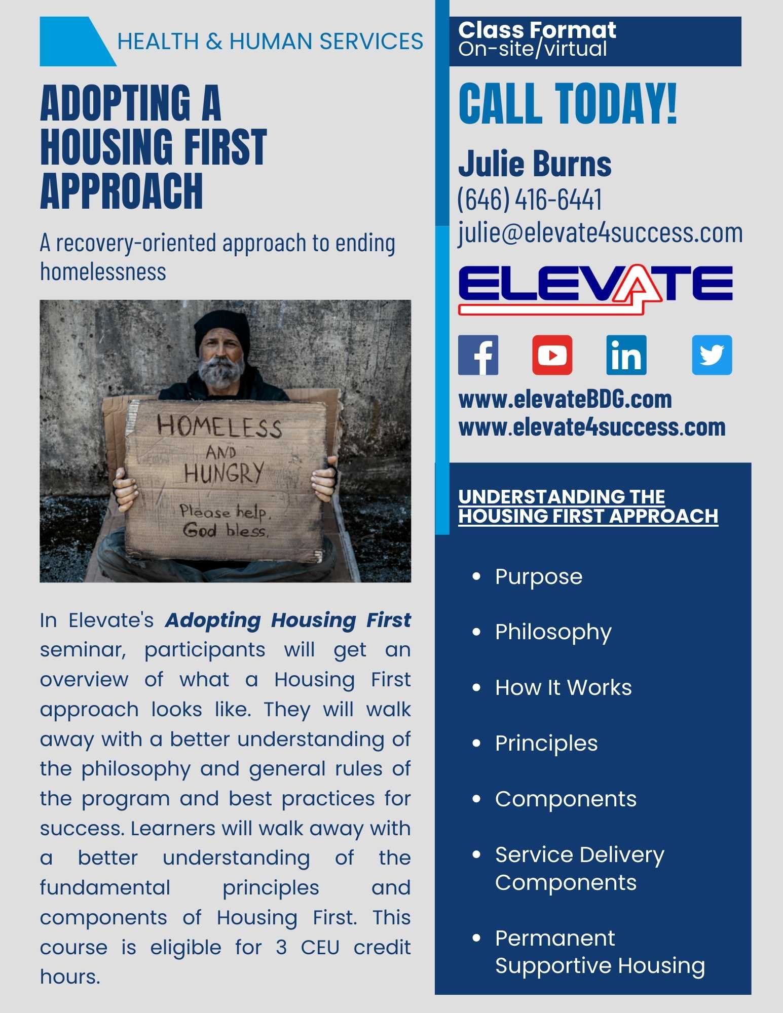Adopting a Housing First Approach