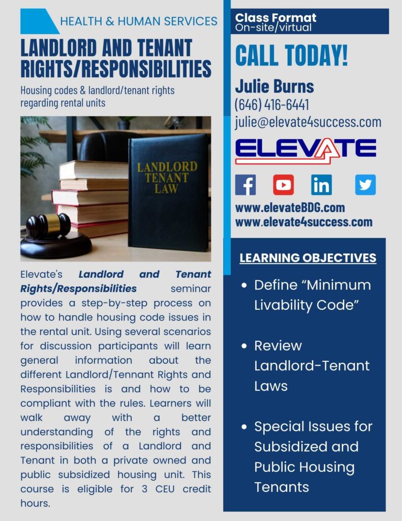 Landlord and Tenant Rights and Responsibilities 1
