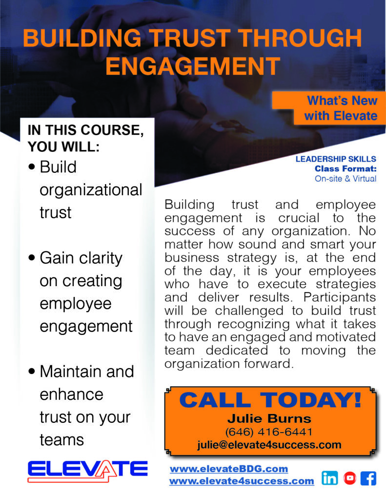 Building Trust Employee Engagement